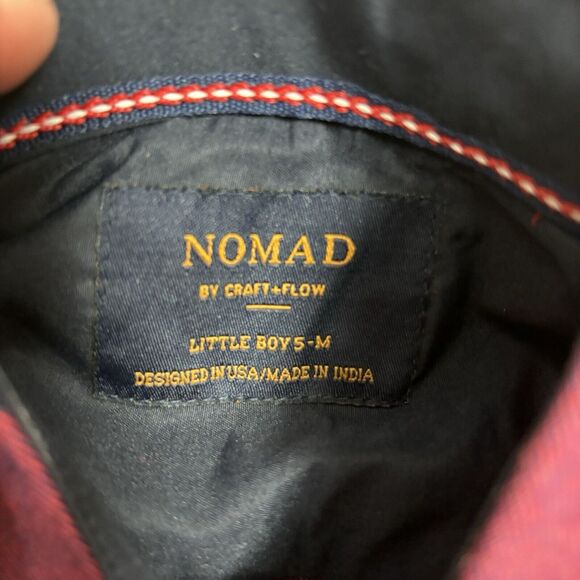 NWT Nomad Buffalo Red/Blue Plaid Soft Flannel LS Shirt Toddler Boy Size 5 - Picture 4 of 8
